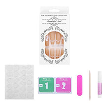Load image into Gallery viewer, 24 Pcs Press on Green Nails Medium, Sunjasmine Almond Fake Nails with Nail Glue, False Nails with Designs Acrylic Nails Glue on Nails for Women and Girls (Green)