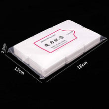 Load image into Gallery viewer, 300 Pcs Lint Free Wipes For Nails, Nail Wipe Pads Lint Free Wipes Nail Art UV Gel Polish Absorbent Remover Wipes Meltblown for Diy Nail