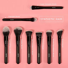 Load image into Gallery viewer, Amazon Brand - Eono Makeup Brushes 27Pcs Professional Premium Synthetic Makeup Brushes Sets for Foundation Blending Face Powder Blush Concealer Eye Cosmetics