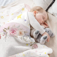 Load image into Gallery viewer, Personalised Baby Blanket for Newborn - Baby Milestone Blanket - Original Printing Baby Blanket for Girls and Boys - Unique Lovely Design & Super Soft Flannel, Baby Photos Gifts, 30X40 in