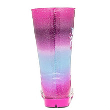 Load image into Gallery viewer, Zone - Kids Pink & Blue Unicorn Glitter Welly - Size 11 Child UK - Multicolour