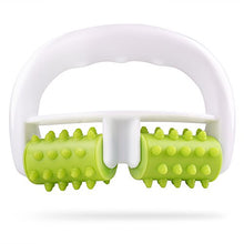 Load image into Gallery viewer, MURLIEN Cellulite Massager, Anti Cellulite Massage Roller for Muscle Soreness and Remove Cellulite, Body Roller Brush for Shoulder, Arms, Buttocks, Back, Abdomen, Legs and Calves – Green/White