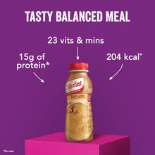Load image into Gallery viewer, SlimFast Ready To Drink Shake, Tasty, Balanced Shake with Vitamins and Minerals, No Sugar, Cafe Latte Flavour, 6 x 325 ml Multipack