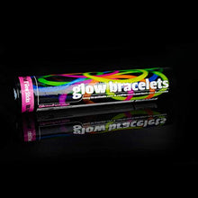 Load image into Gallery viewer, The Glowhouse 100 Premium Glow Sticks Mega Party Pack Kit 206PCS inc Connectors. Make Bracelets Necklaces Halos Balls Chains - UK Designed - Perfect for Kids and Adults