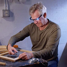 Load image into Gallery viewer, Mighty Sight - Wearable, magnifying eyewear with built in lights