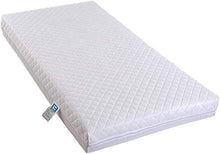 Load image into Gallery viewer, Travel Cot Bed- Travel Cot Mattress Cot Bed Fully Breathable Foam Mattress & Poly Cotton Cover for Baby Comfort 95cm x 65cm x 5cm by TOP STYLE COLLECTION (95cm x 65cm x 5cm)