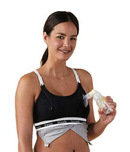 Load image into Gallery viewer, Bravado Designs Nursing Bra Clip and Pump Insert for Hands-Free Pumping - Black - 38G