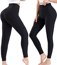 Load image into Gallery viewer, RUIXUE TIK Tok Leggings Butt Lift, Womens High Waisted Yoga Pants Tummy Control, Scrunch Honeycomb Leggings Anti Cellulite Leggings for Workouts Yoga Pants