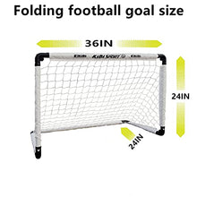Load image into Gallery viewer, LZHDZQD Football Gifts For Boys, Football Goals For The Garden, Football Goals For Kids, Let Kids Fall In Love With Football, 36×24 Inch Football Goals Football Training Equipment For Kids Suit