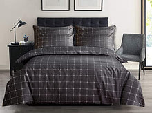 Load image into Gallery viewer, LAZZARO Printed Double Duvet Cover Sets 3 pcs with Zipper Closure + 2 Pillowcases - Ultra Soft Hypoallergenic Microfiber Quilt Cover Bedding Sets 200 x 200 cm