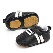 Load image into Gallery viewer, Ortego Baby Boy Girl First Walking Shoes Infant Non-Skid Casual Trainer Sneakers ,Black, 3-6 Months