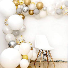 Load image into Gallery viewer, NOCHME Balloon Arch Strip Tape and Glue Dots Kit,2 Roll 16 Feet Double Hole Easier Use Balloons Decorating Garland Strips Tapes and 200 Glue Point Stickers for Party,Wedding,Birthday Party Decoration