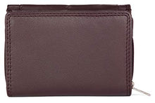 Load image into Gallery viewer, Ladies Designer RFID SAFE Protection Luxury Quality Soft Nappa Leather Purse Multi Credit Card Women Clutch Wallet with Zip pocket (Brown)