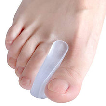 Load image into Gallery viewer, Welnove Toe Separators for Bunions - Gel Overlapping Toe Spacers - 10 Pieces - Flared Design Silica Gel Toe Straighteners, Bunion Corrector for Pain Relief ,Prevent Corns