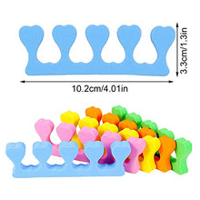 Load image into Gallery viewer, Dacitiery 20 Pcs Foam Toe Finger Separator Toe Finger Dividers Disposable Soft Sponge Nail Toe Separator Divider Spacer for Pedicure Manicure Nail Art Accessories Tools