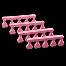 Load image into Gallery viewer, Cetornie 50 Pieces Soft Foam Toe Finger Separators Soft Sponge Toe Finger Dividers Finger Divider Spacer for Nail Art Manicure Pedicure Gel Polish Coating Painting
