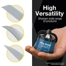 Load image into Gallery viewer, AnySharp Knife Sharpener with PowerGrip, Blue