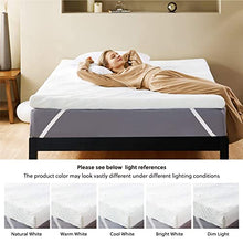 Load image into Gallery viewer, Bedsure Memory Foam Mattress Topper - Matressesdouble Topper Thick Bed Topper Double Egg Crate with Washable Zipped Cover, 135x190cm