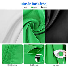 Load image into Gallery viewer, Neewer 2.6M x 3M/8.5ft x 10ft Background Support System and 800W 5500K Umbrellas Softbox Continuous Lighting Kit for Photo Studio Product,Portrait and Video Shoot Photography
