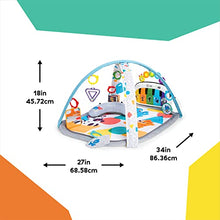 Load image into Gallery viewer, Baby Einstein, 4-in-1 Kickin' Tunes Music and Language Discovery Play Gym with Piano, Activity Gym and Play Mat with Detachable Activity Toys, Lights, Sounds and Music, Ages Newborn +