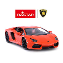 Load image into Gallery viewer, RASTAR RC Lamborghini Toy Car, 1:14 Lamborghini Aventador LP700-4 Remote Control Car, Working Lights - Orange
