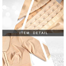 Load image into Gallery viewer, BRABIC Shaper Tops for Women Arm Compression Post Surgery Front Closure Bra Tank Top Shapewear - Beige - XL