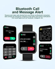 Load image into Gallery viewer, LIGE Smart Watch for Men Women, 1.69'' Full Touch Screen Fitness Tracker with Make/Answer Call Heart Rate Sleep Monitor, IP67 Waterproof Sports Smartwatch with Speaker for iOS Android (Black)