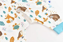Load image into Gallery viewer, Chilsuessy Baby Sleeping Bag with Feet Summer Baby Sleeping Bag 100% Cotton 0.5 Tog Summer Kid Sleeping Bag with Feet for Infant Toddler Sleeveless, Forest Animals, 70cm/6-18 Months