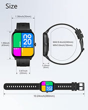 Load image into Gallery viewer, GRV Smart Watch,Fitness Watch with Heart Rate,Blood Oxygen,Sleep Monitor,1.69" Touch Screen IP68 Waterproof Smartwatch,Step Counter Watch,Customized Watch Face for Women Men for iOS Android