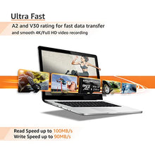 Load image into Gallery viewer, Amazon Basics - 256GB microSDXC Memory Card with Full Size Adapter, A2, U3, read speed up to 100 MB/s