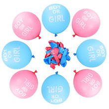 Load image into Gallery viewer, Jomnvo 24 PCS Boy or Girl Latex Balloons 12 Inch Pink Blue Balloons Gender Reveal Balloons for Baby Shower Gender Reveal Decoration (24)