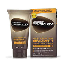 Load image into Gallery viewer, Just for men Control GX, Grey Reducing 2-in-1 Shampoo & Conditioner for Grey Hair – All Shades, 147 ml