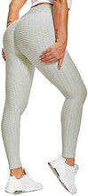 Load image into Gallery viewer, Famulily Women's High Waisted Capris Yoga Pants Tummy Control Leggings Workout Running Butt Lift Tights Grey M