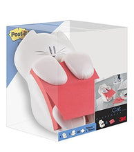 Load image into Gallery viewer, Post-it Cat-330 Super Sticky Z-Notes dispenser in the shape of a cat, incl. 1 block of Post-it Super Sticky Z-Notes white