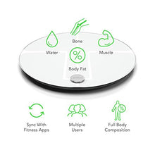 Load image into Gallery viewer, QardioBase2 WiFi Smart Scale and Body Analyzer: monitor weight, BMI and body composition, easily store, track and share data. Free app for iOS, Android, Kindle. Works with Apple Health.