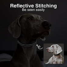 Load image into Gallery viewer, MASBRILL Reflective Dog Collar, Adjustable Nylon Dog Collar with Soft Neoprene Padded, Breathable Pet Collar for Puppy Small Medium Large Dogs, Black, M