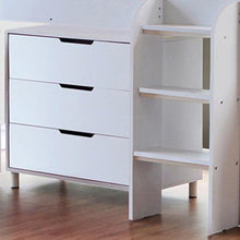 Load image into Gallery viewer, Dynamo White Mid Sleeper Cabin Bed with Storage and Desk