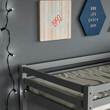 Load image into Gallery viewer, Vida Designs Sydney High Sleeper Cabin Bunk Bed With Ladder, Solid Pine Wood Frame, Kids Children, Single 3 Foot, Grey