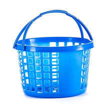 Load image into Gallery viewer, Prextex 12 Bright Coloured Plastic Easter Egg Hunt Baskets for Kids,Great Easter Basket with Handle for Children Easter Parties, Gift Baskets, 9cm High