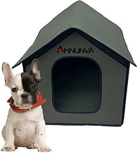 Load image into Gallery viewer, GHDAG Waterproof Cat House Dog House Pet Outdoor Cat House Weatherproof Cat Kennel House Foldable Feral Cat House Pet Shelter