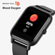 Load image into Gallery viewer, Blackview Smart Watch, 1.3"Touch Screen Fitness Watch with Blood Oxygen, Heart Rate, Sleep Monitor, 5ATM Waterproof Activity Tracker with Pedometer Stopwatch, Smartwatch for Men Women for Android iOS