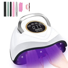 Load image into Gallery viewer, 180W Super Power Nail Lamp,Professional Quick-Drying Nail Lamp,LED+UV Dual Light Source Lamp Beads,48 Lamp Beads,with Induction Start and Autonomous Button Timing Function (180)