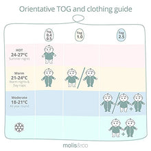 Load image into Gallery viewer, molis&co. Baby Sleeping Bag. 0.5 TOG. Ideal for Summer. 100% Organic Cotton (GOTS).