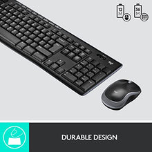 Load image into Gallery viewer, Logitech MK270 Wireless Keyboard and Mouse Combo for Windows, 2.4 GHz Wireless, Compact Mouse, 8 Multimedia and Shortcut Keys, 2-Year Battery Life, for PC, Laptop, QWERTY UK English Layout - Black
