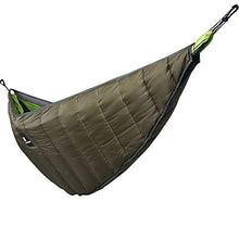 Load image into Gallery viewer, Shangfu Sleeping bag Outdoor Hammock Sleeping Bag Ultralight Camping Hammock Portable Winter Warm Under Quilt Blanket Cotton Lazy Bag (Color : Camouflage)