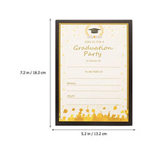 Load image into Gallery viewer, Yardwe 2022 Graduation Party Invitations Cards 20Pcs Grad Celebration Announcement Cards Congrats Party Decorations for High School or College