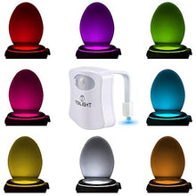 Load image into Gallery viewer, The Original Toilet Bowl Night Light Gadget. Motion Sensor Funny LED Novelty Bathroom Accessory. Gifts for Mothers Day Fathers Day Christmas. Birthday Presents. Cool Fun Gift for Men Women Dad
