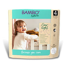 Load image into Gallery viewer, Bambo Nature Overnight Nappies, Size 4 (7-14 kg), Pack of 24