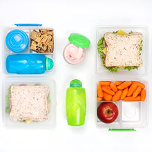 Load image into Gallery viewer, Sistema To Go Kids Lunch Boxes & Meal Containers | 2 Twist 'n' Sip Kids Water Bottles, 2 Lunch Cube Max with Dividers & 2 Leak-Proof Yoghurt Pots | BPA-Free