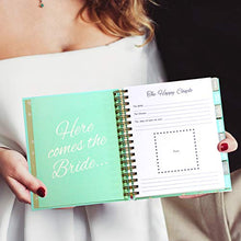 Load image into Gallery viewer, Wedding Planner Book and Notebook Set – UK Bride and Groom Planning Journal Organiser Bridal, Zip-Lock Pocket, Checklists, Engagement Gift, Countdown Calendar & Organising Diary